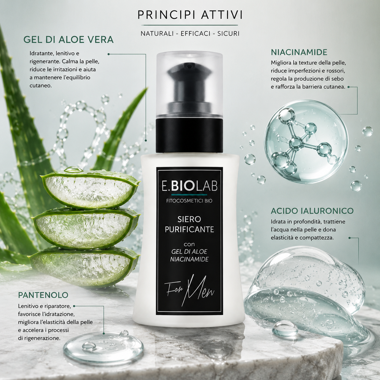 For Man-Siero Purificante 30ml