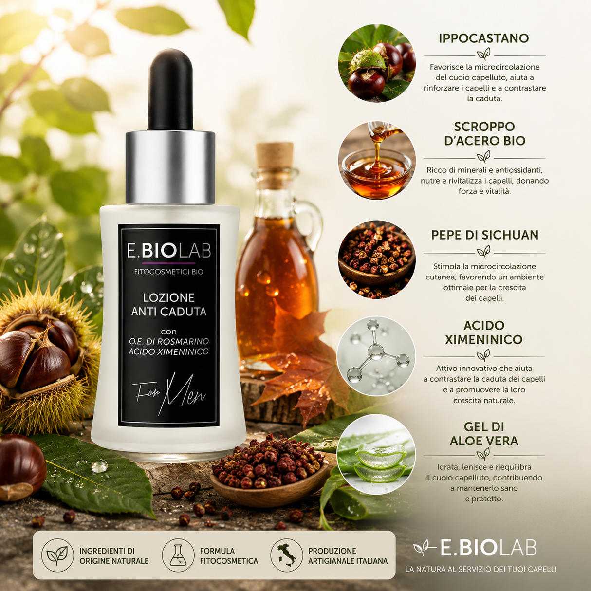 For Man- Lozione Anti Caduta 30ml