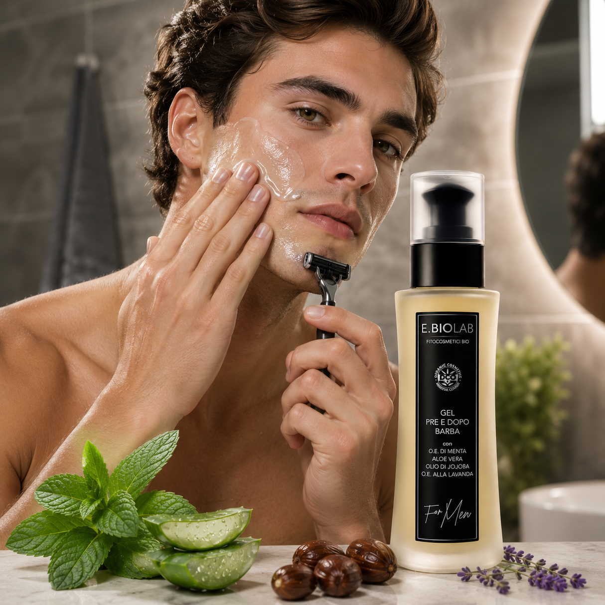 For Man- Gel Pre e Dopo Barba 100ml