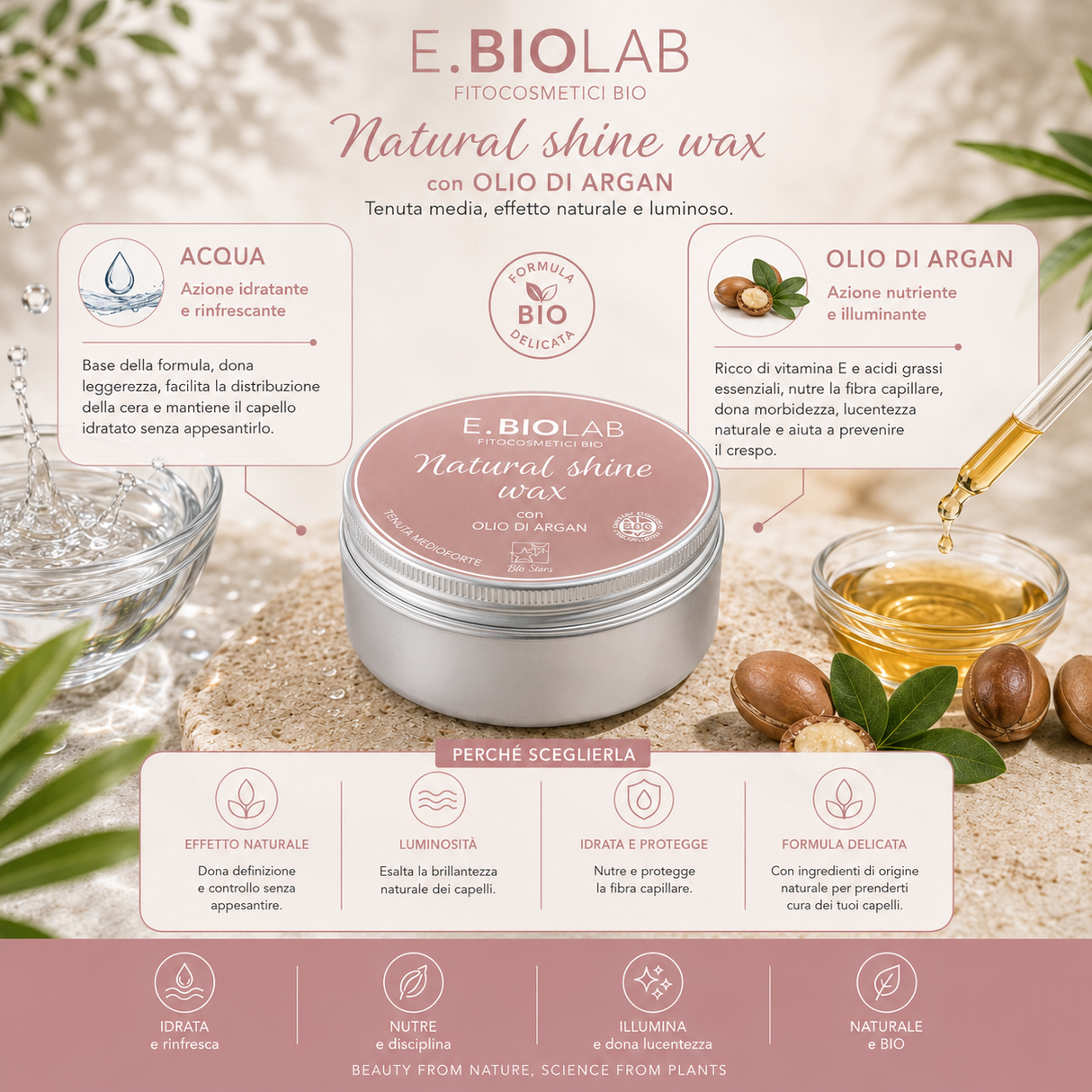 Bio Stars- Natural Shine Wax 150ml
