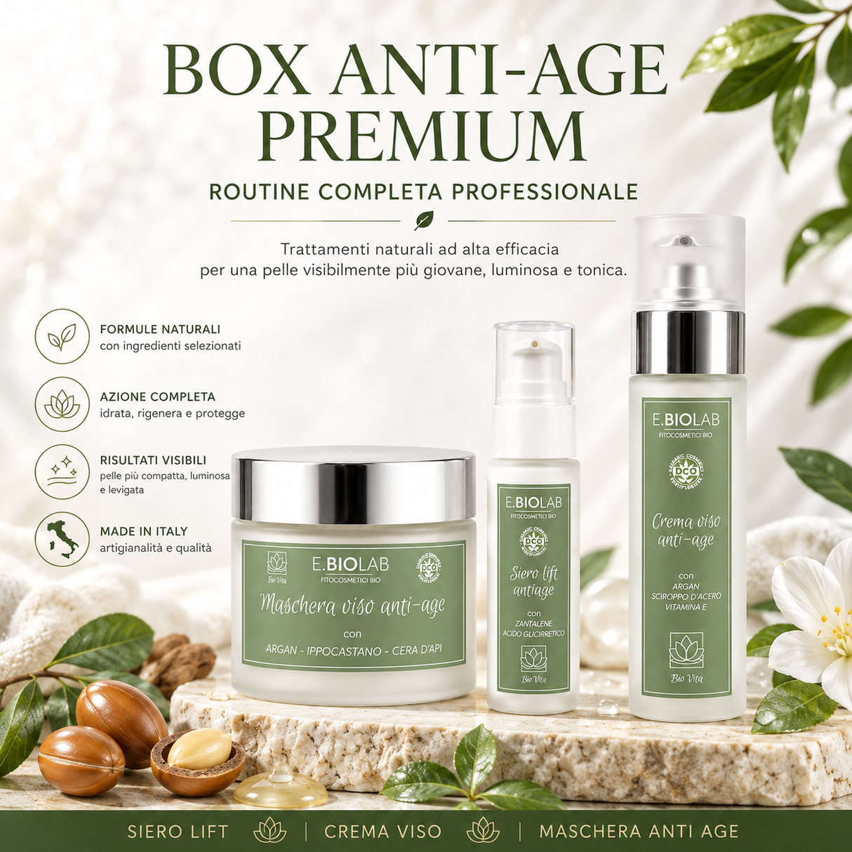 BIO VITA LIFTING RITUAL – Premium Collection. Crema + Siero LIft + Maschera